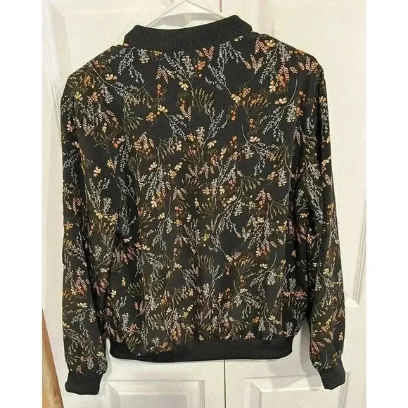 Philosophy Floral Bomber Jacket Sz Medium - Picture 2 of 10